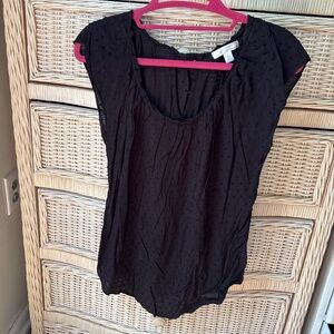 Black Lauren Conrad, small textured top